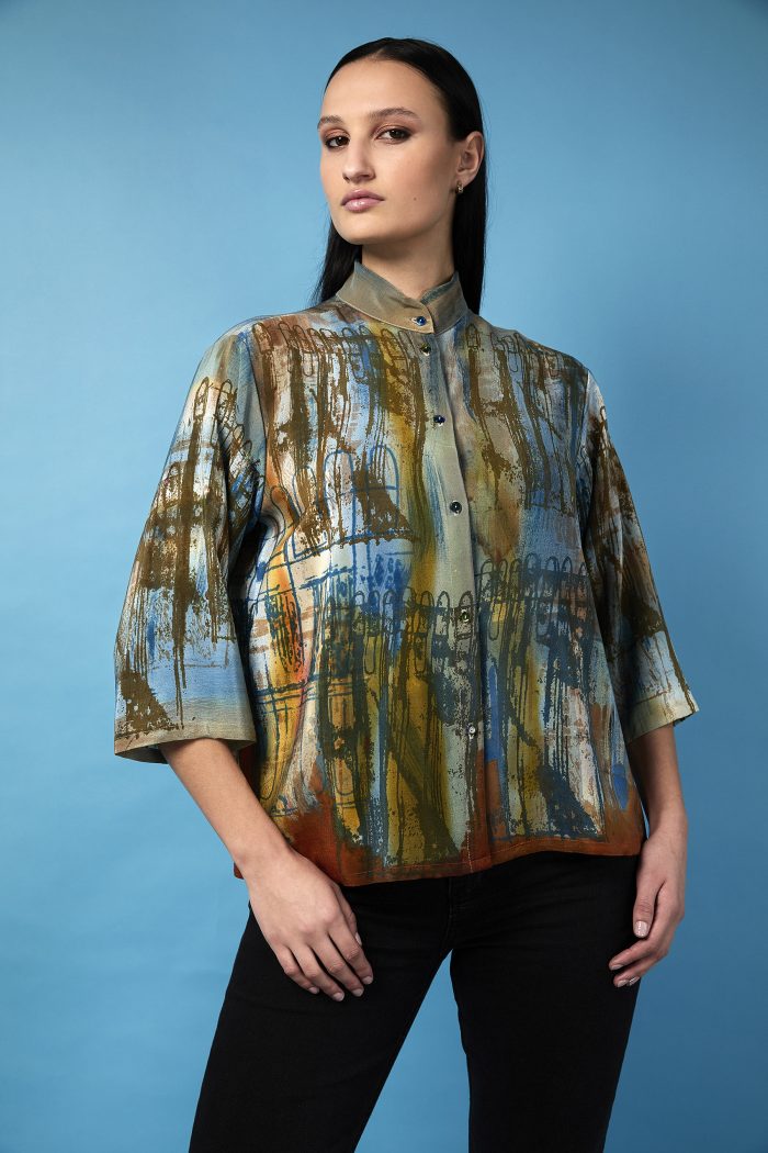 silk blouse